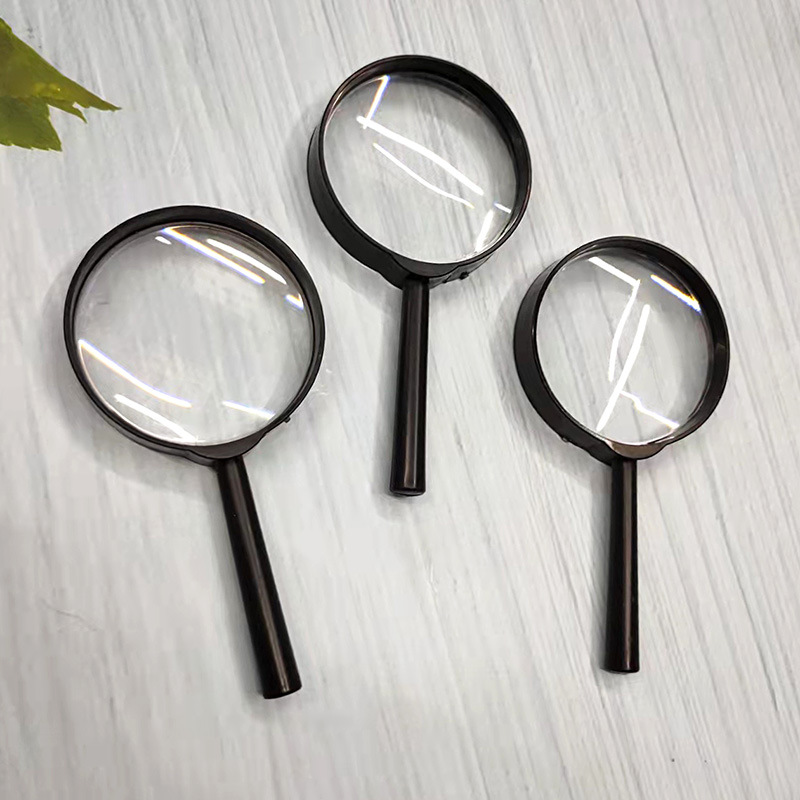 样样一元手持60塑料放大镜老年人看书看报扩大镜儿童玩具观察昆虫