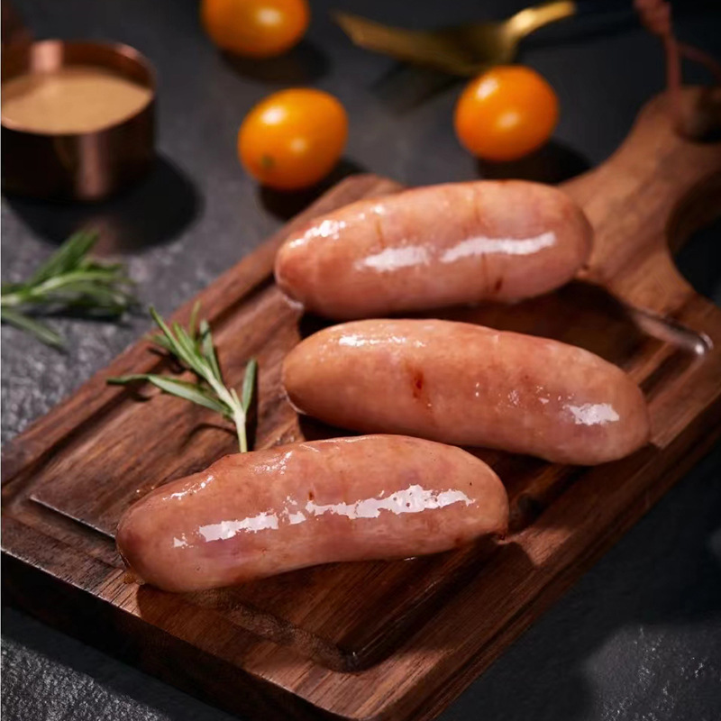 黑猪肉爆汁火山石纯肉地道烤肠香肠火腿肠热狗工厂一件代发腊肠
