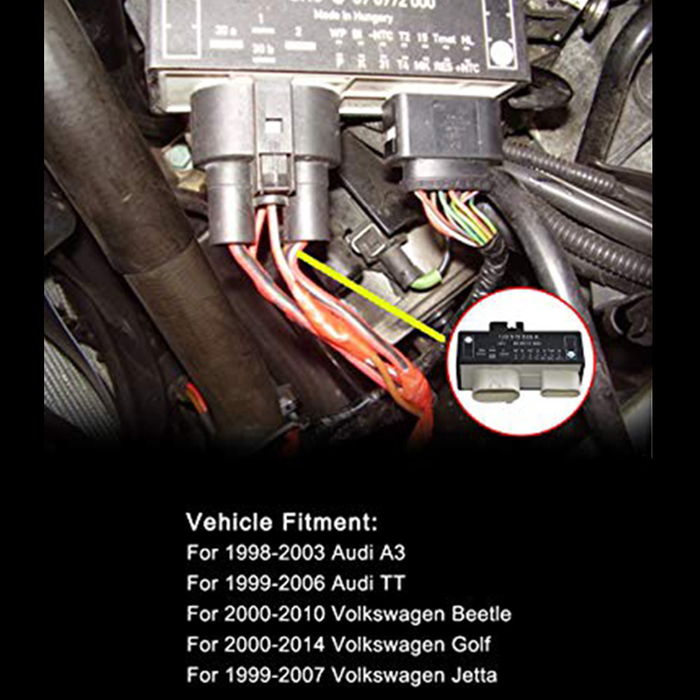 1J0919506K Is Suitable for Volkswagen Beetle Jetta Golf Coolant Fan Control Module Relay