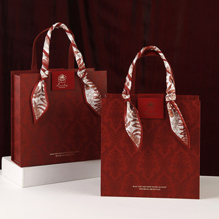 Red Gift Box Empty Box Wedding Gift Box Packaging Box Newlywed Satchel Gift Box Companion Box Bridesmaid Gift Bag
