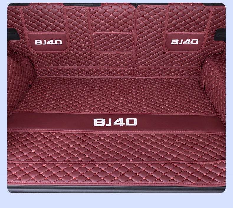 Suitable for 24-26 Beijing BJ40, full coverage trunk mat, thickened, waterproof and wear-resistant