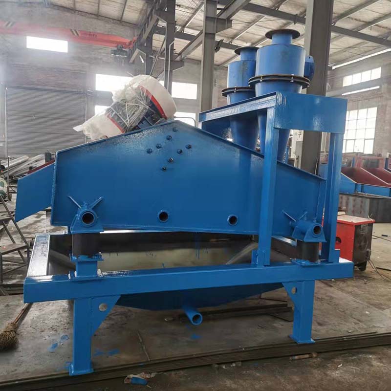 尾矿洗砂脱水筛设备砂子脱水回收一体机螺旋蛟龙自动洗砂设备