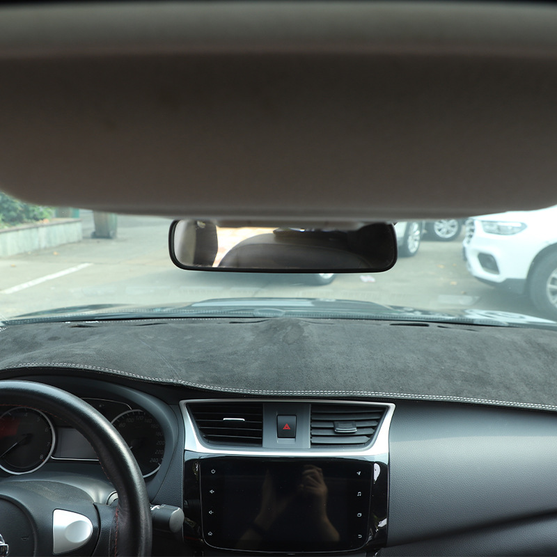Other Heat Insulation Suede Dash Mat, Anti-Glare, Silicone Non-Slip (Günəş əleyhinə siperlik) - suede