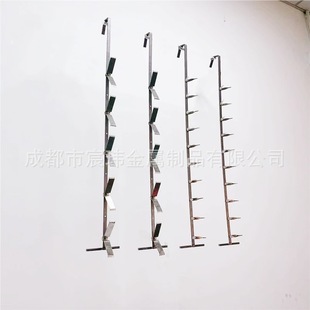 Galvanized connector inner support fixture spraying tool shrapnel hanger electrophoresis hanger straight with metal plating processing