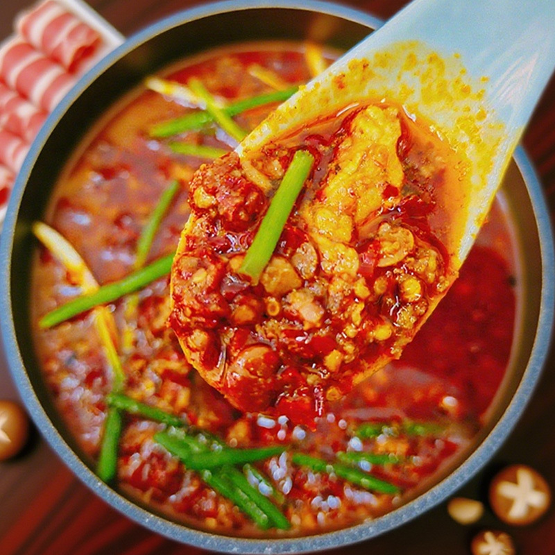 贵州豆豉火锅底料480g地摊火锅调味料贵州特产农家风味香辣底料|undefined
