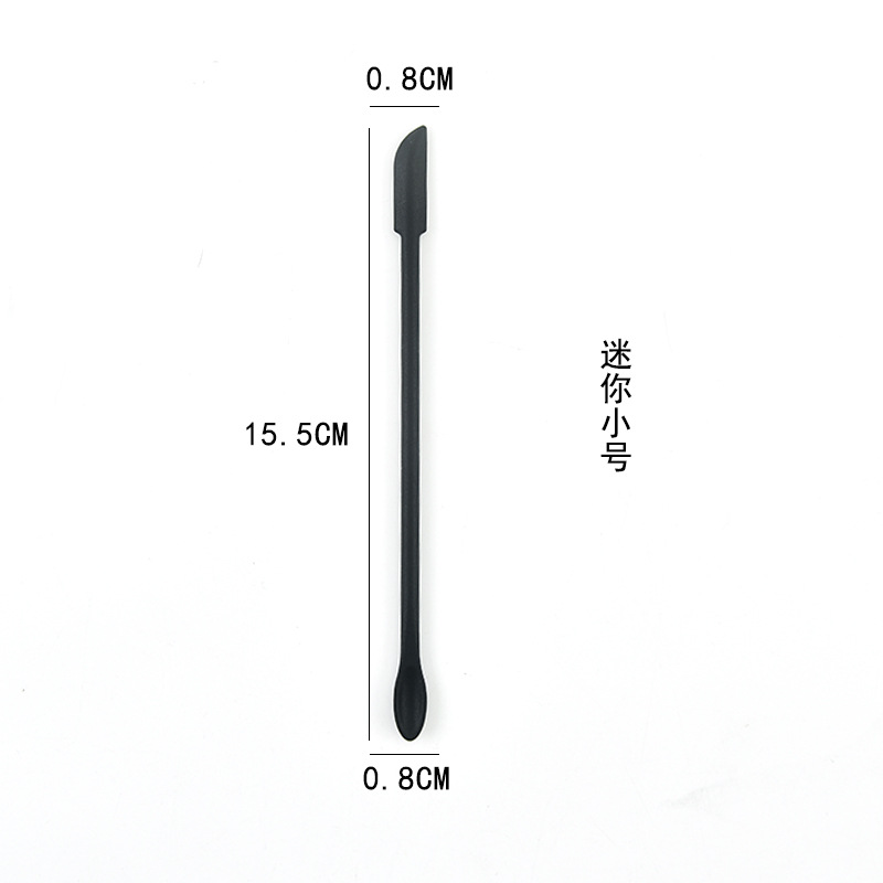 Nuevos cosméticos primicia productos de cuidado de la piel mini silicona de doble cabeza pequeña punta raspador mantequilla mermelada raspador conjunto de 3 piezas