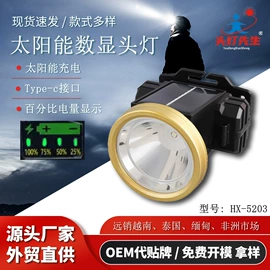 头灯头戴电筒;手电筒;提灯