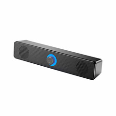 新しいロングコンピュータオーディオデュアルスピーカーステレオデスクトップデスクトップノートブック有線 Bluetooth スピーカー超重量低