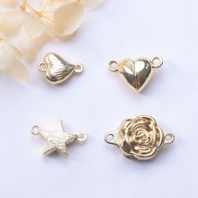 ��ɫ�ſ�14K��������ǐ����δ��F���ֹ�diy�����β�۴��������