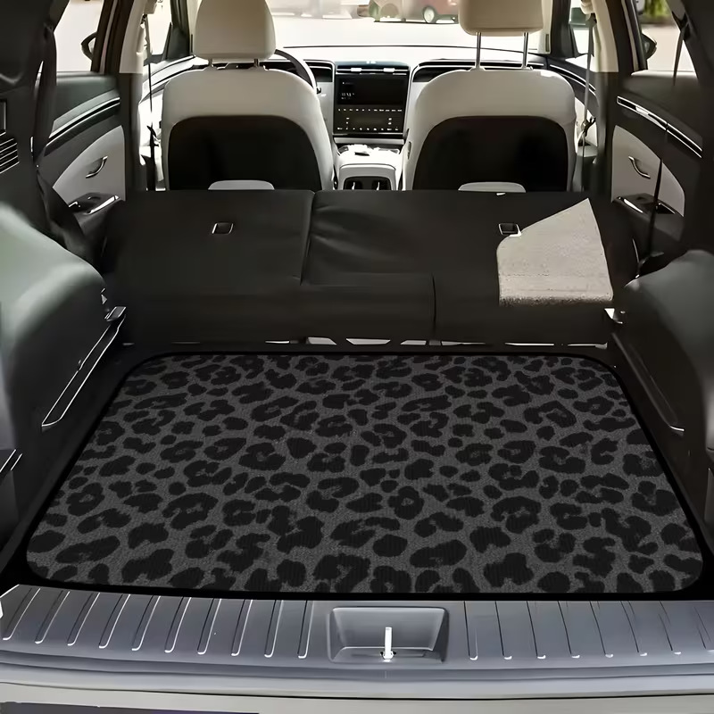 Universal car trunk mat, SUV trunk mat, decorative storage mat, dirt-resistant crystal velvet, cross-border mat, foot mat, blanket