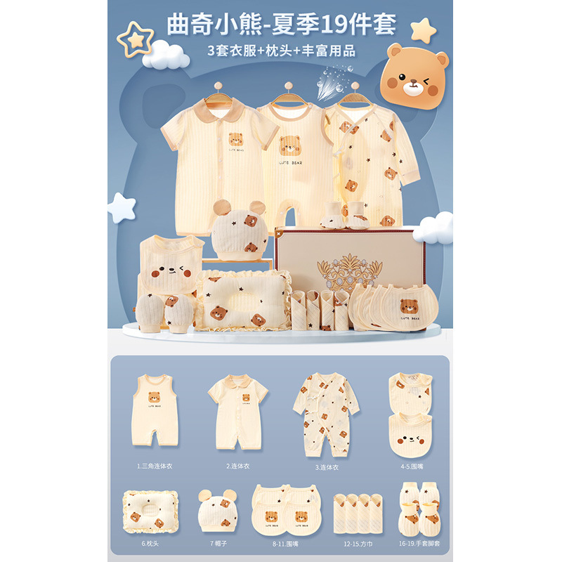 쿠키팬더 19피스 여름스타일 [선물박스] D11