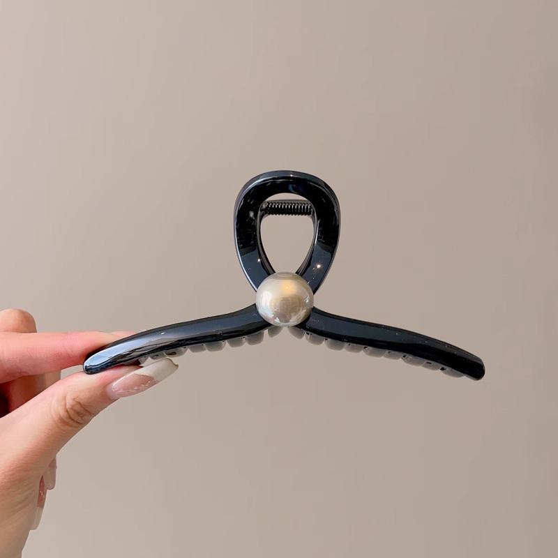 大きいサイズのクリップの高級感のあるヘアピンの女性ins韓国のヘアピンの頭飾りのアクリルの髪のグリップの皿のサメのクリップの卸売り