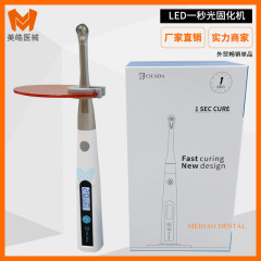歯科用光硬化装置 1S 硬化 LED 青紫光 小型ヘッド レジン充填ランプ アルミニウム合金ボディ 光感応装置