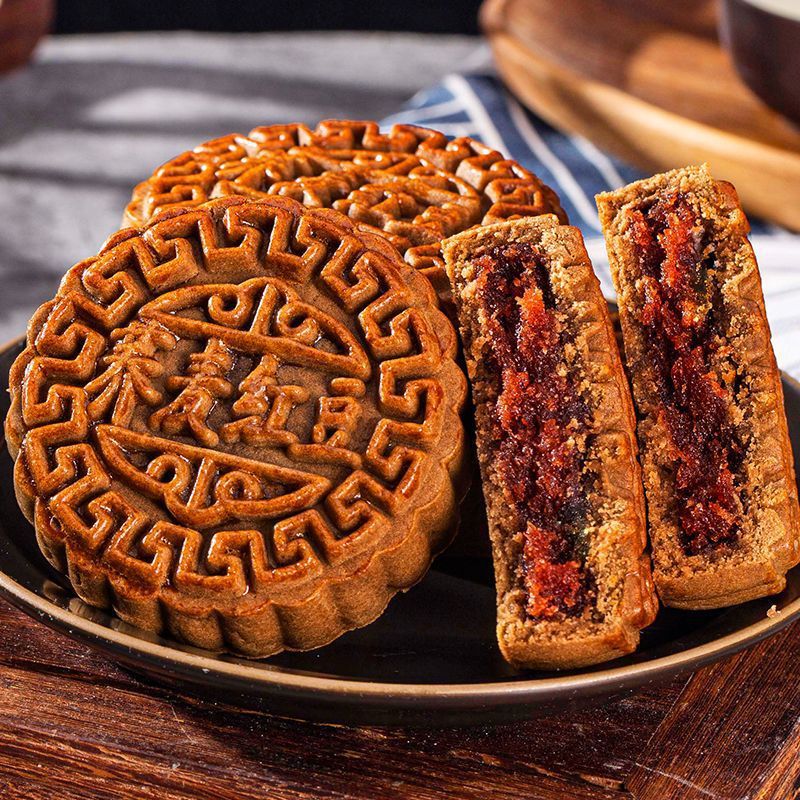 广式荞麦全麦椒盐五仁月饼大月饼糕点老月饼批发粗粮厂批发|undefined