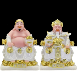 招财越南土地财神土地公汉白玉财神爷大伯公神像佛像家用供奉摆件