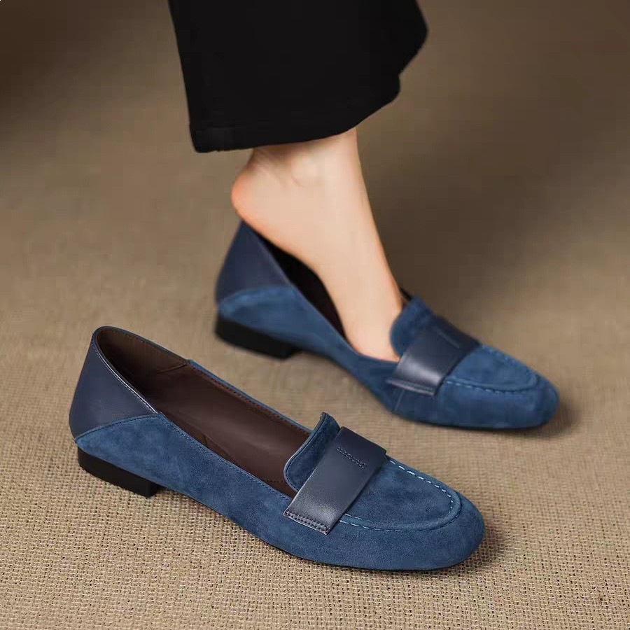 Retro loafers, comfortable universal shoes, (Physicals), French vintage style, soft sole, Spring/Fall 2026 model