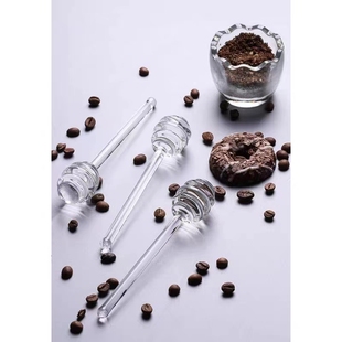 Ღprofessional Honey Scoop Spoon Gourmet Tool Honey Stirring Stick Long Handle Glass Coffee Jam Stirring