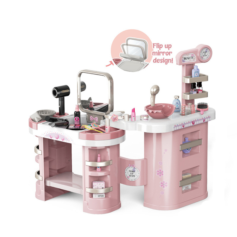 Cross-Border Children's Play House Makeup Girl Birthday Gift Princess Nail Art Jewelry Simulation Makeup Toys