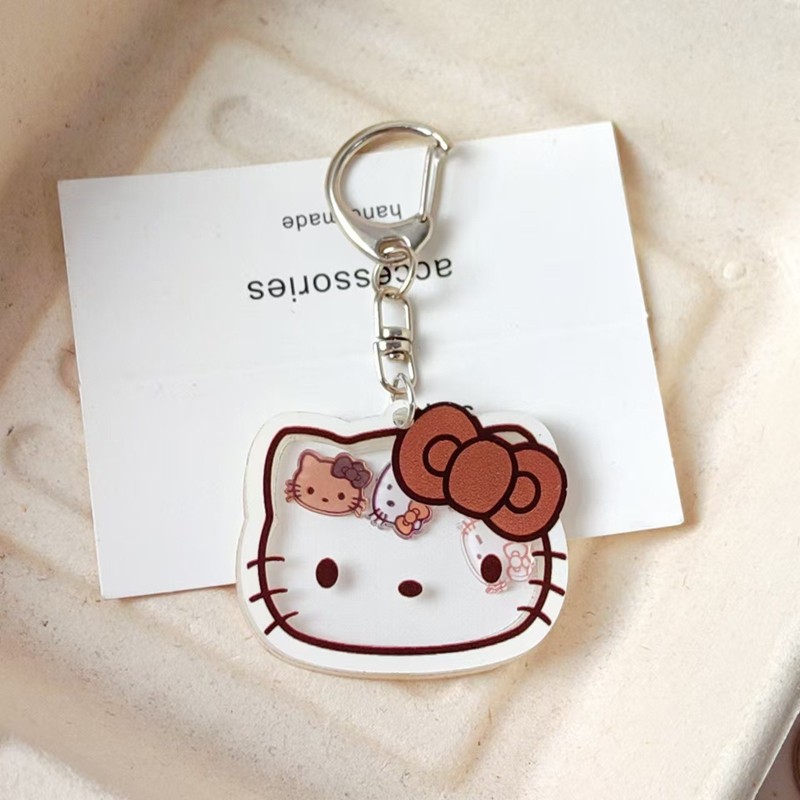 卡通猫咪可爱摇摇乐kt高颜值钥匙扣少女心包包挂件配饰闺蜜礼物|undefined