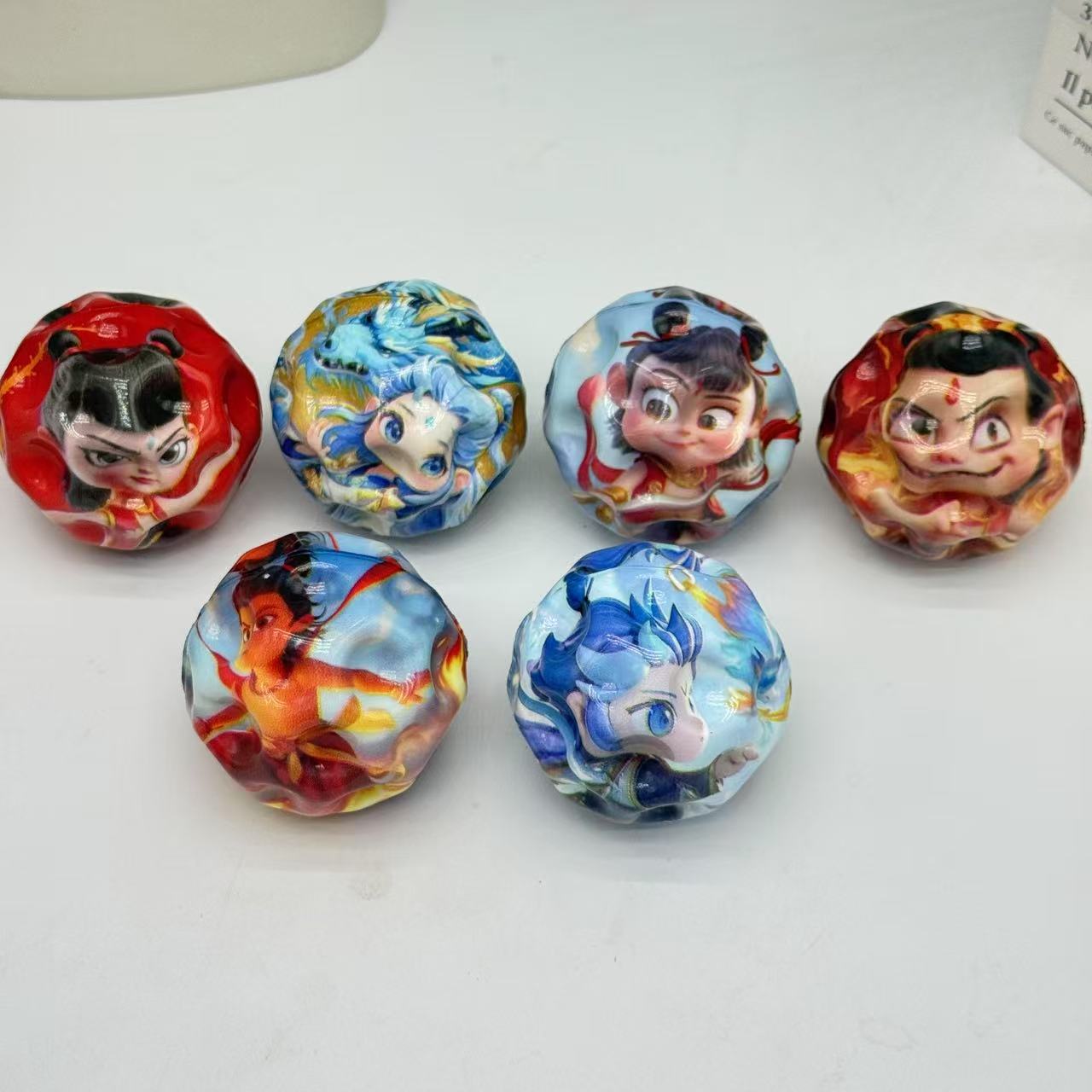 Popular Ao Bing Lingzhu Magic Pill Moonstone Banda elástica de muñeca con cuerda para niños, juguete antiestrés, pelota saltarina de muñeca image 18