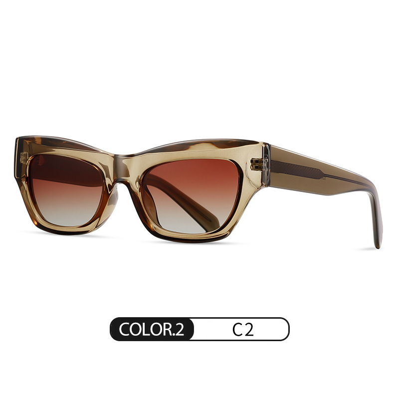 Gafas de sol de hoja explosivas transfronterizas de comercio exterior S26115 Gafas de sol polarizadas de tiro callejero europeas y americanas