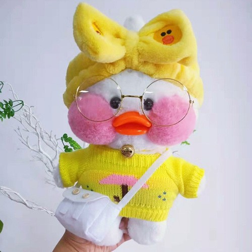 Internet celebrity girl heart little yellow duck doll ins plush toy hyaluronic acid duck doll birthday gift female doll