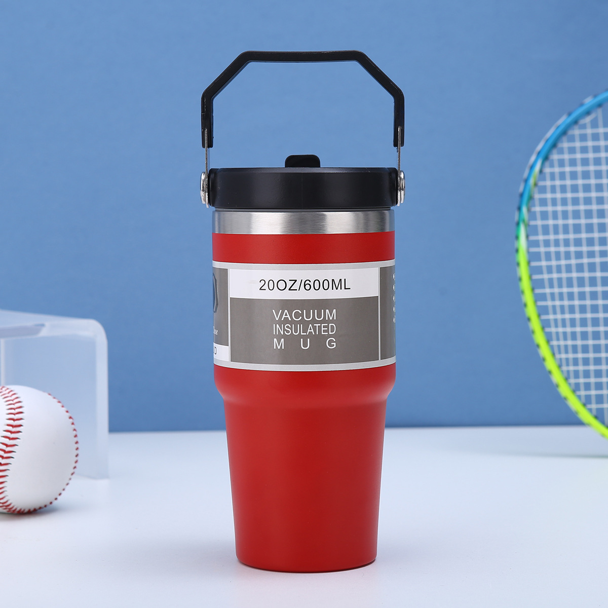 Vaso de aislamiento de gran capacidad para automóvil de vacío de doble capa de acero inoxidable 304 transfronterizo