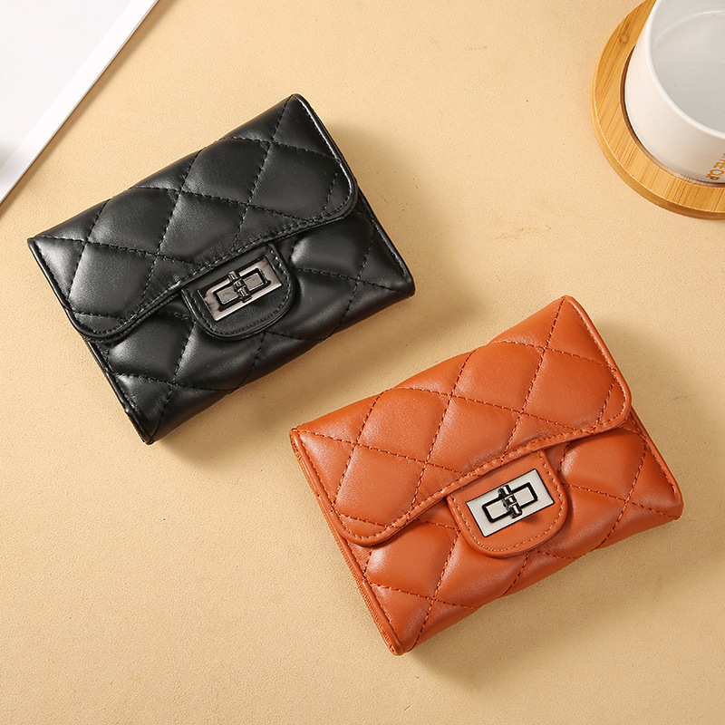 LONNY Xiaoxiangfeng rhombic wallet ladie...