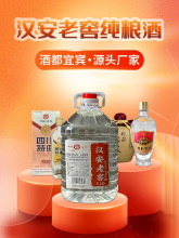 汉安四川宜宾五粮浓香型白酒52度纯粮食原浆酒5L封坛年份窖藏老酒