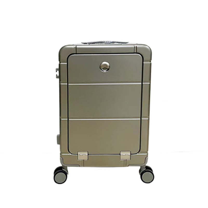 Front Opening Dry Wet Separation Suitcase 20-inch