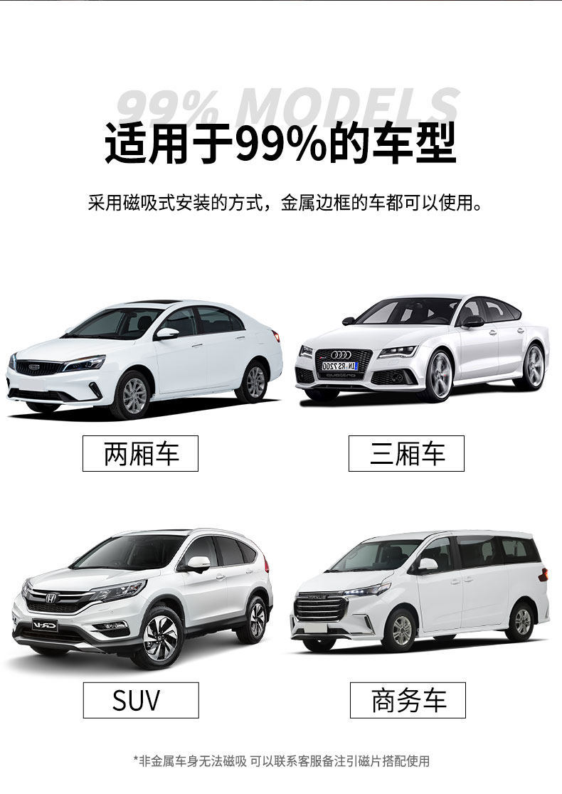 Car Sleeping Curtain, Baby Sunshade, Car Window Privacy Curtain, Magnetic Anti-Peep Sliding Rail Type for Car