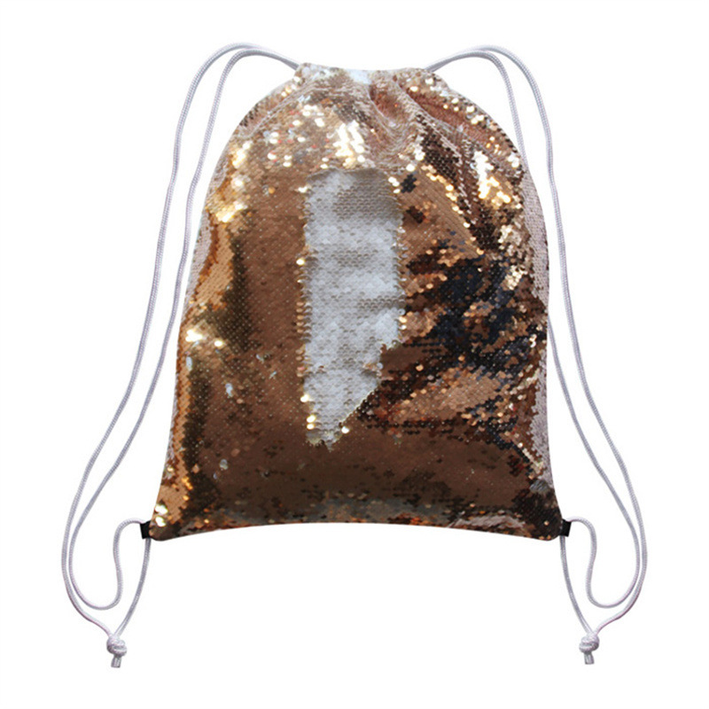 Transferencia Térmica de impresión bolsa cordón lentejuelas mágicas DIY creativo personalizado consumibles en blanco al por mayor image 9