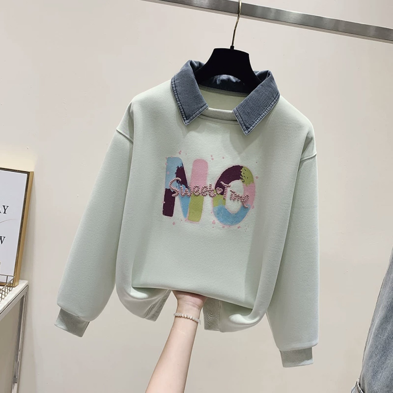 그린(봄, 가을 원단)