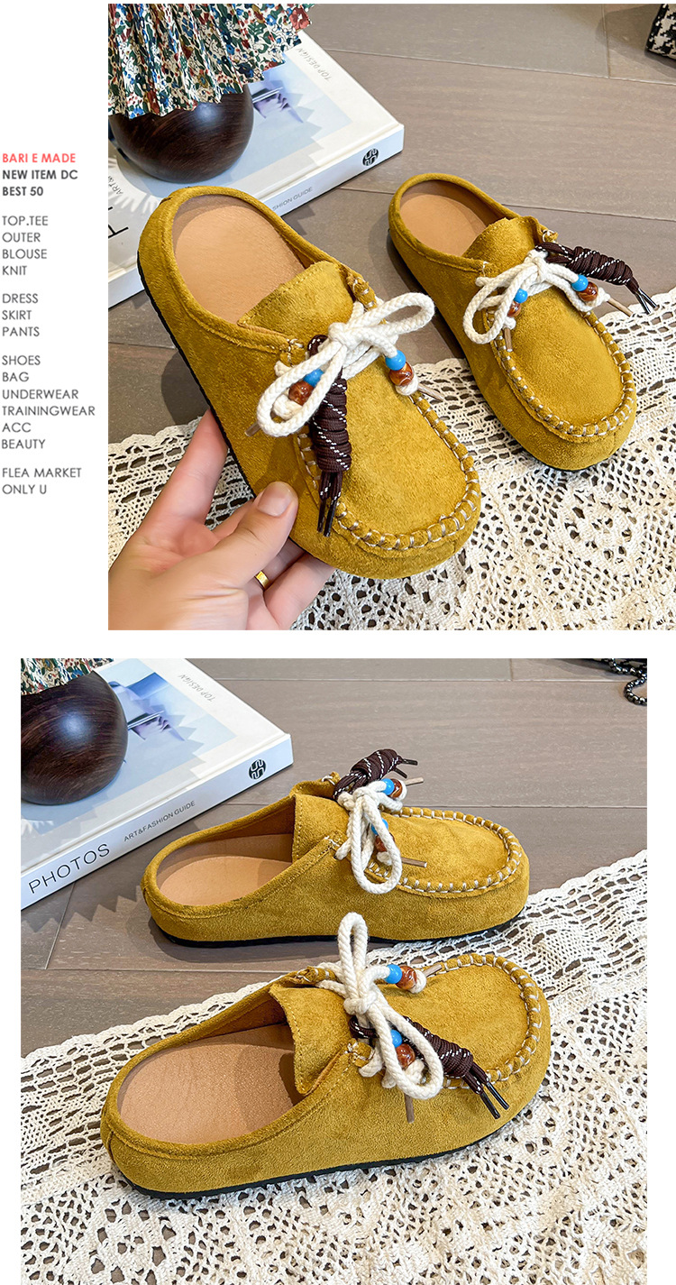 Pantofole donna comode con perline e suola spessa da casa_voghion.com