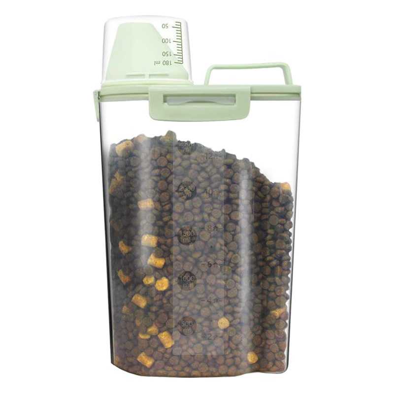 Контейнер для хранения корма для кошек и собак, герметичный контейнер для корма для животных, небольшой контейнер для сохранения свежести, для кошек, 6 шт.