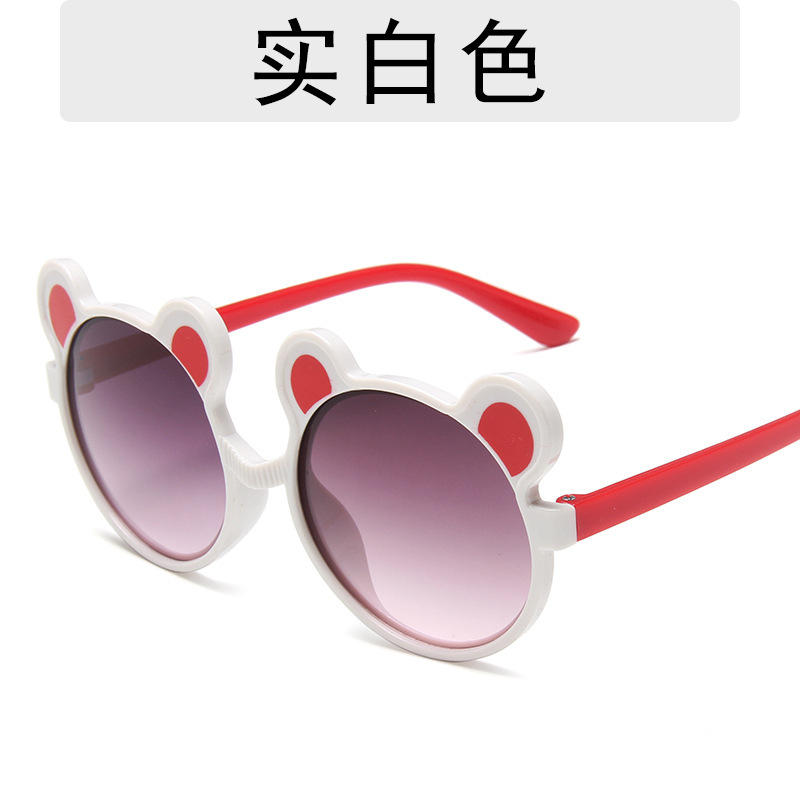 Mickey forma gafas de sol para niños lindo bebé Moda gafas de sol a prueba de rayos UV a prueba de sol niños y niñas gafas