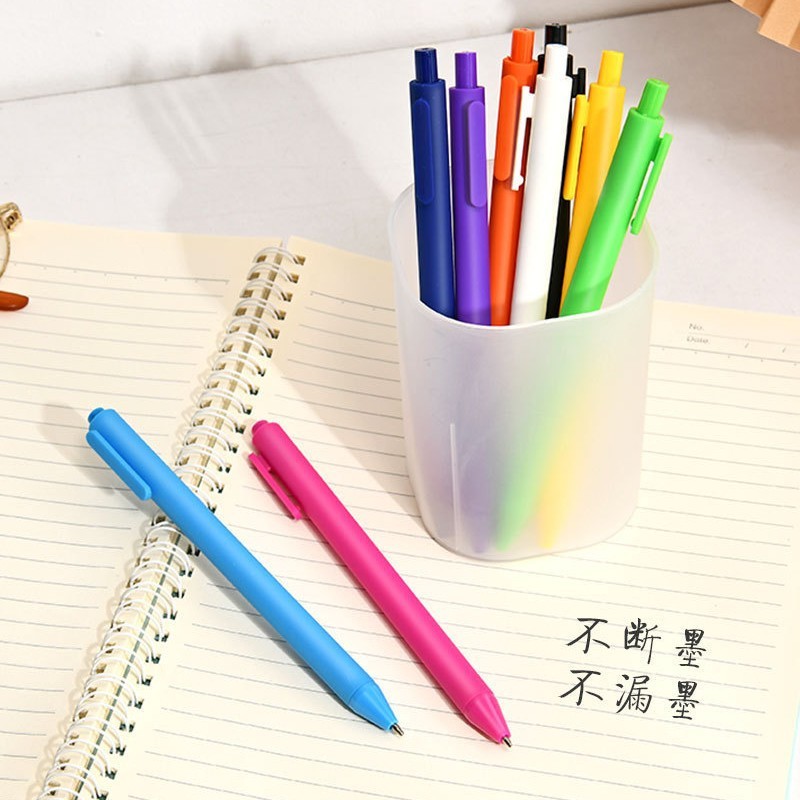 高価値イン文具マカロンキャンディーカラー広告ペンニュートラルサインペンカラープレスモデル卸売|undefined