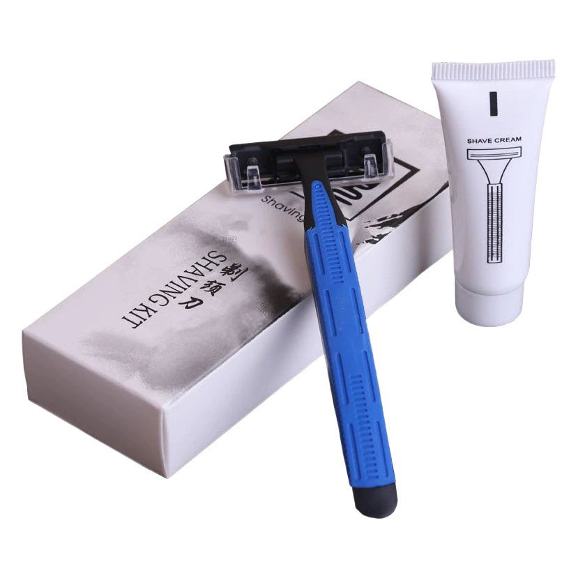 Бизнес-отель звездный отель расходные материалы одноразовая бритва ручной двухслойный скребк из нержавеющей стали высокого класса на заказ