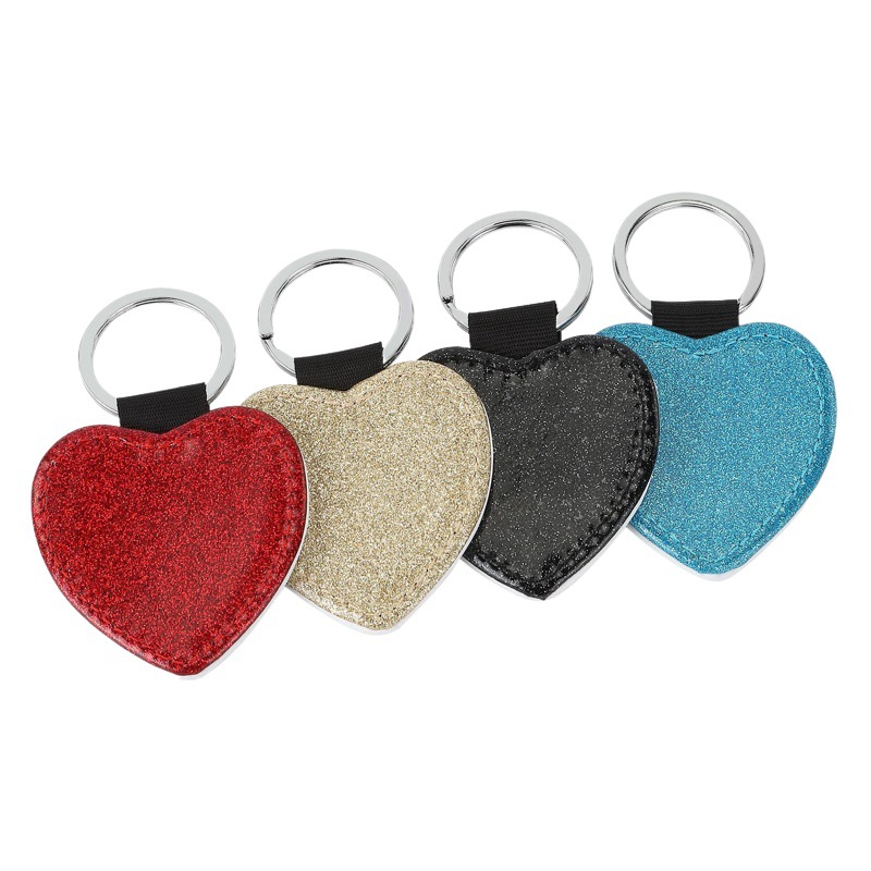 Suministro directo de fábrica de productos de la serie de llaveros con colgante en blanco para sublimación por transferencia térmica para llaves de coche, en stock, exquisitos.