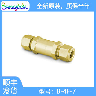 Swagelok�������(B-4F-7)�S�~ֱͨ�w���^�V��,1/4 in.���׹ܽ��^