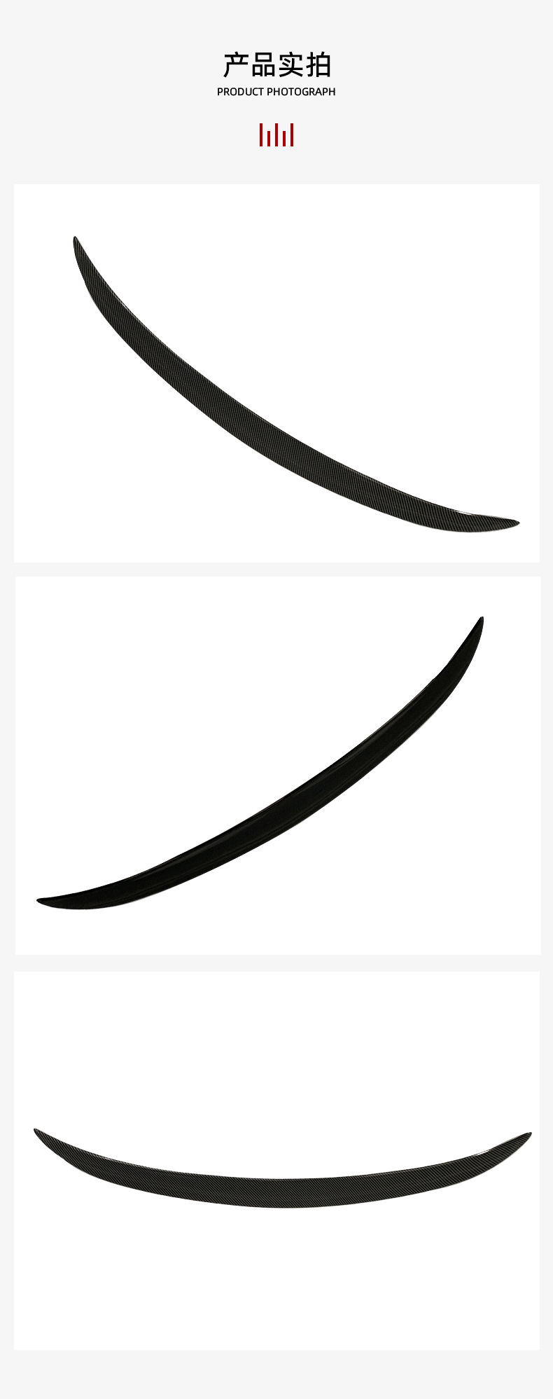 Car Rear Spoiler Suitable for Bmw 3 Series 13-19 Models F30 Modified Mp Fixed Wing Cross-Border Car Modification Parts