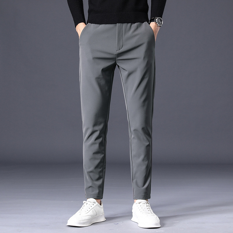 Men's silk sports thin quick dry trousers