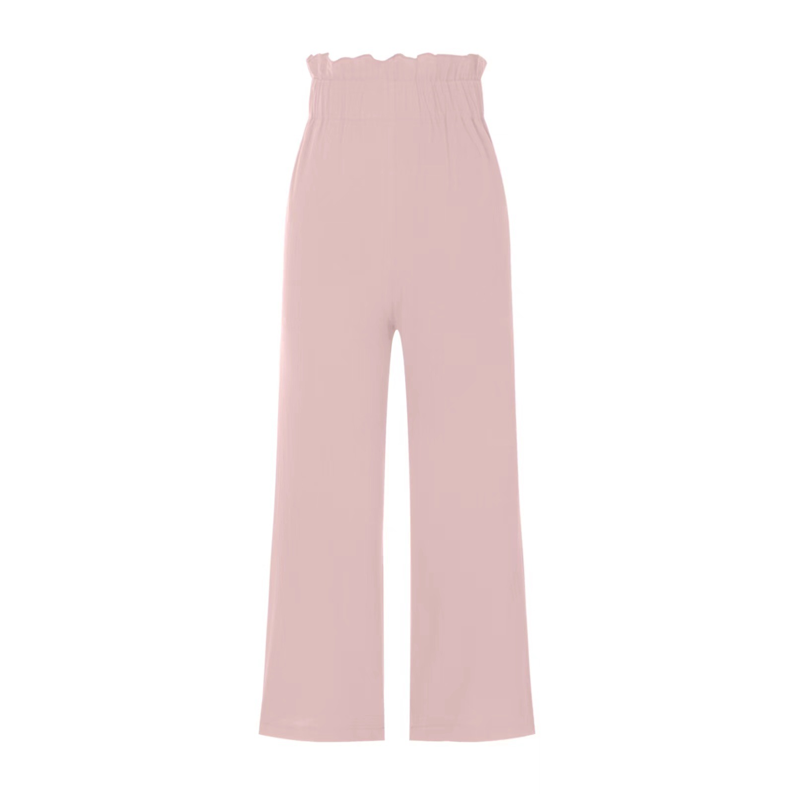 Women's Daily Simple Style Solid Color Full Length Casual Pants Wide Leg Pants display picture 12