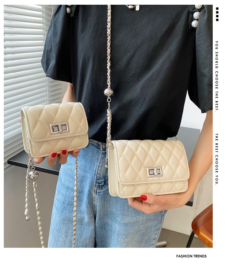 Mini small bag Women's bag 2025 New style trendy small bag, stylish and versatile, commuter style chain single-shoulder crossbody bag full figure