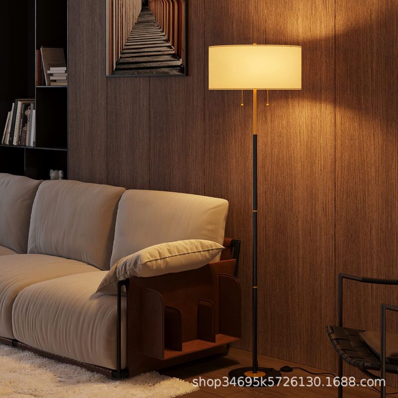 Medieval Antique-Style Floor Lamp with Fabric Lampshade for Living Room, Bedroom, Hotel, Office Lighting, Standing Floor Lamp Medieval Antique-Style Floor Lamp with Fabric Lampshade for Living Room, Bedroom, Hotel, Office Lighting, Standing Floor Lamp