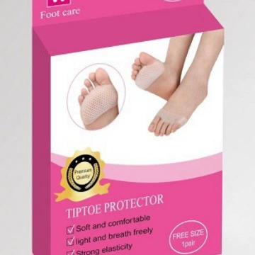Front-of-Foot Gel Cushion Pad, Honeycomb Silicone, Breathable 8×6 cm, One-Size