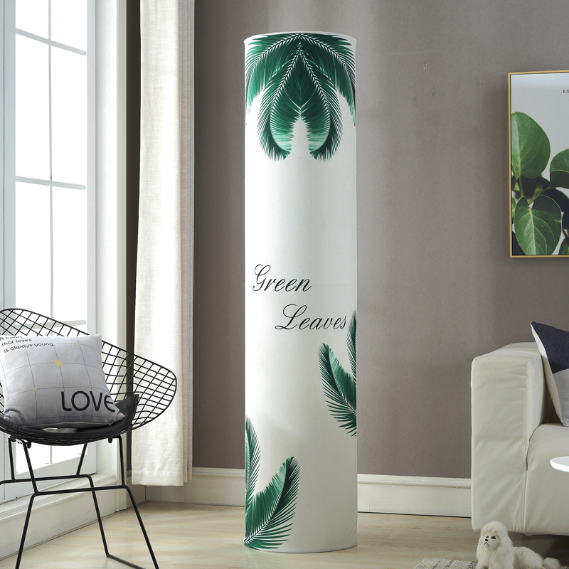 Cubierta de aire acondicionado gabinete redondo cilíndrico Gree sala de estar Midea Haier gabinete buey vertical aire acondicionado cubierta de polvo