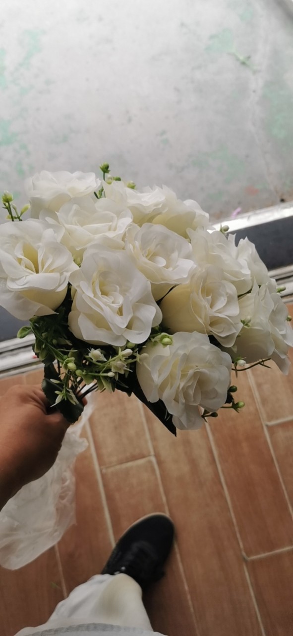 12 cabeza de mano espada orquídea bud seda flor imitación comercio exterior exportación
