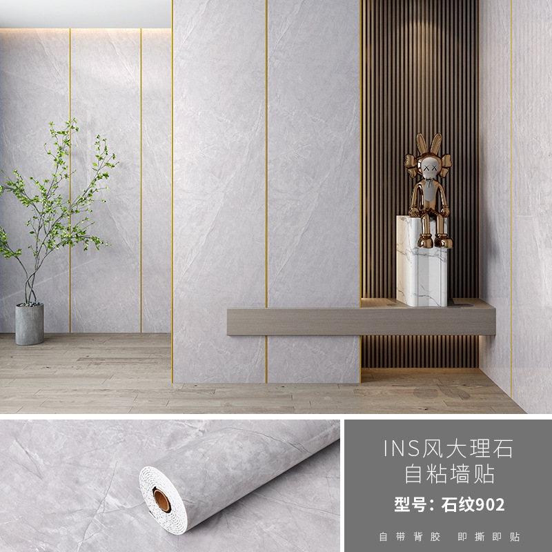 imitación de mármol azulejos de pared pegatinas de baño cocina impermeable 3D estereoscópio sala de estar TV fondo papel pintado autoadhesivo