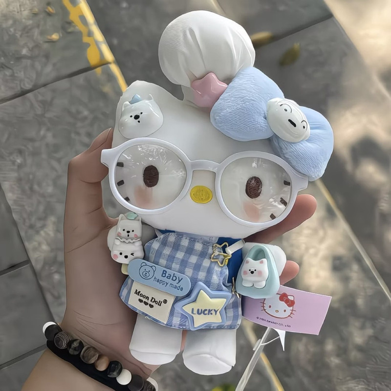 New Chef Hat HELLOKITTY Cat Plush Toy Keychain Backpack Pendant Doll Figurine Wholesale New Chef Hat HELLOKITTY Cat Plush Toy Keychain Backpack Pendant Doll Figurine Wholesale